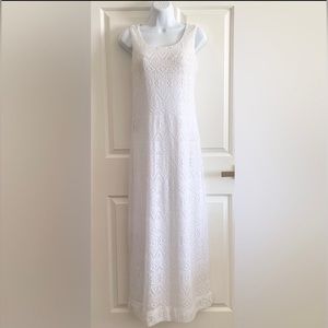 White lace maxi dress, Cruise, beach, weddings, southwest, Summer!